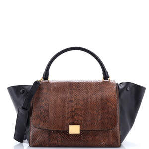 Celine Trapeze Bag Python Medium #193637C85B